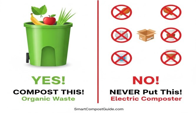 Top 5 Things You Should NEVER Put in Your Electric Composter